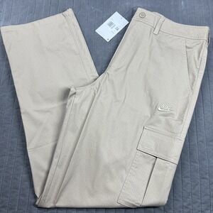 Nike Club Cargo Pants Woven FZ5765-247 Khaki Men's Size 32 X 34 Rip Stop NWT